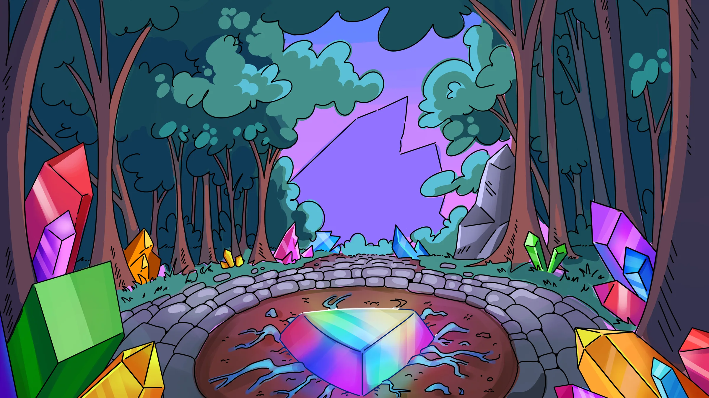 The Wishing Well — Environment design